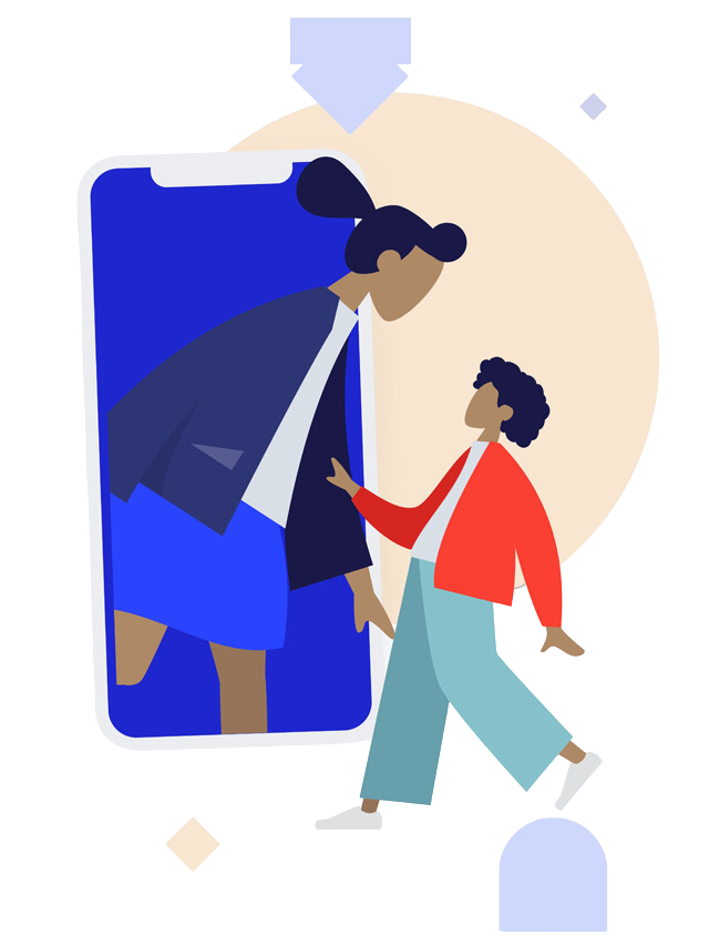 Teacher Guiding Student with Social Emotional Learning